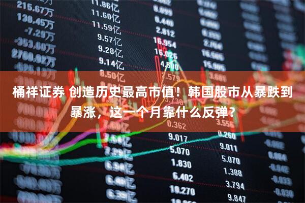 桶祥证券 创造历史最高市值！韩国股市从暴跌到暴涨，这一个月靠什么反弹？